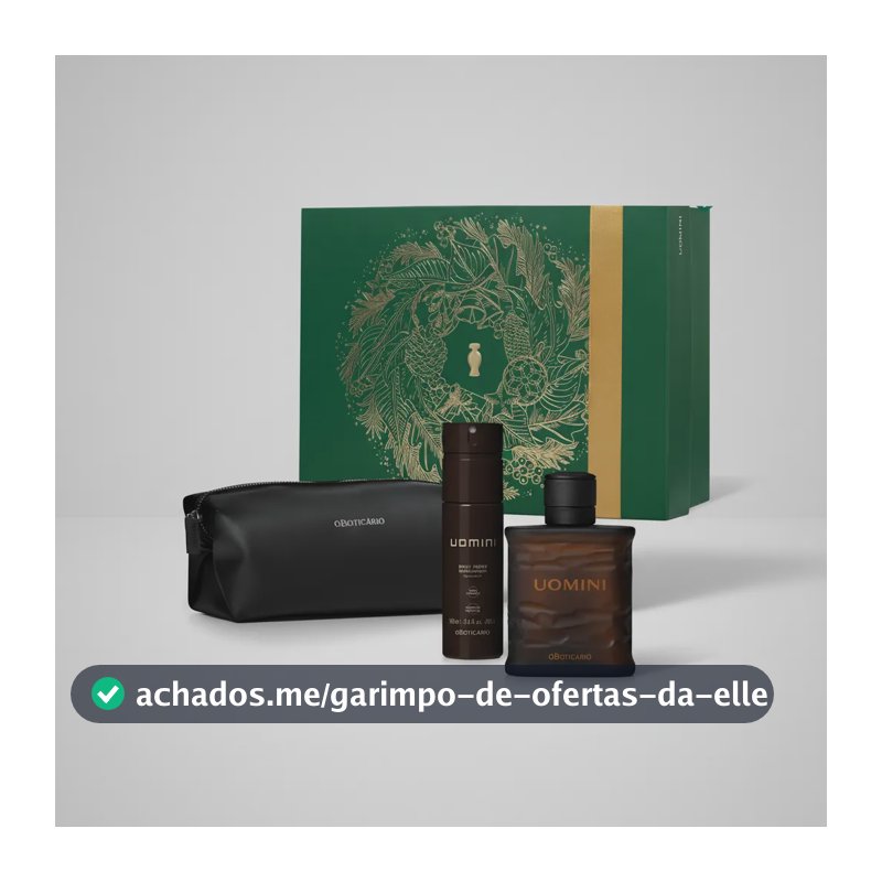 Kit Presente Natal Pais Boticário Uomini