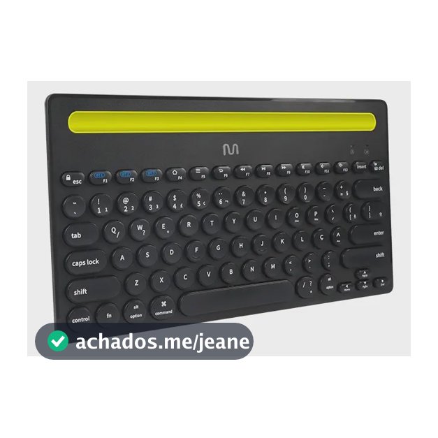 Teclado Multilaser Sem Fio Rgb Qwerty Romer-g Tc284 Preto Português Brasil