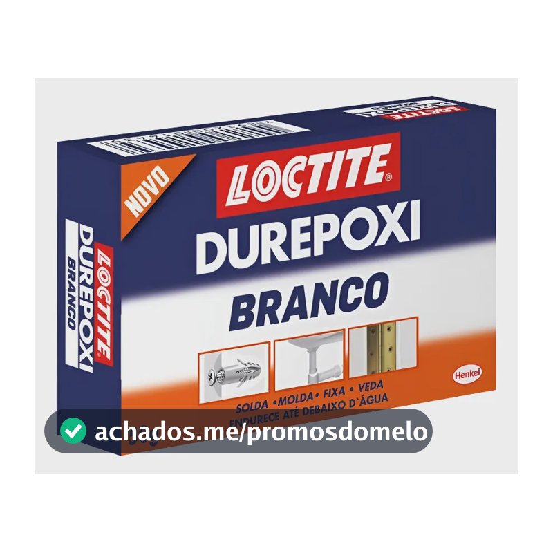 Durepóxi Branco Adesivo Epóxi Massa Loctite 50g Henkel