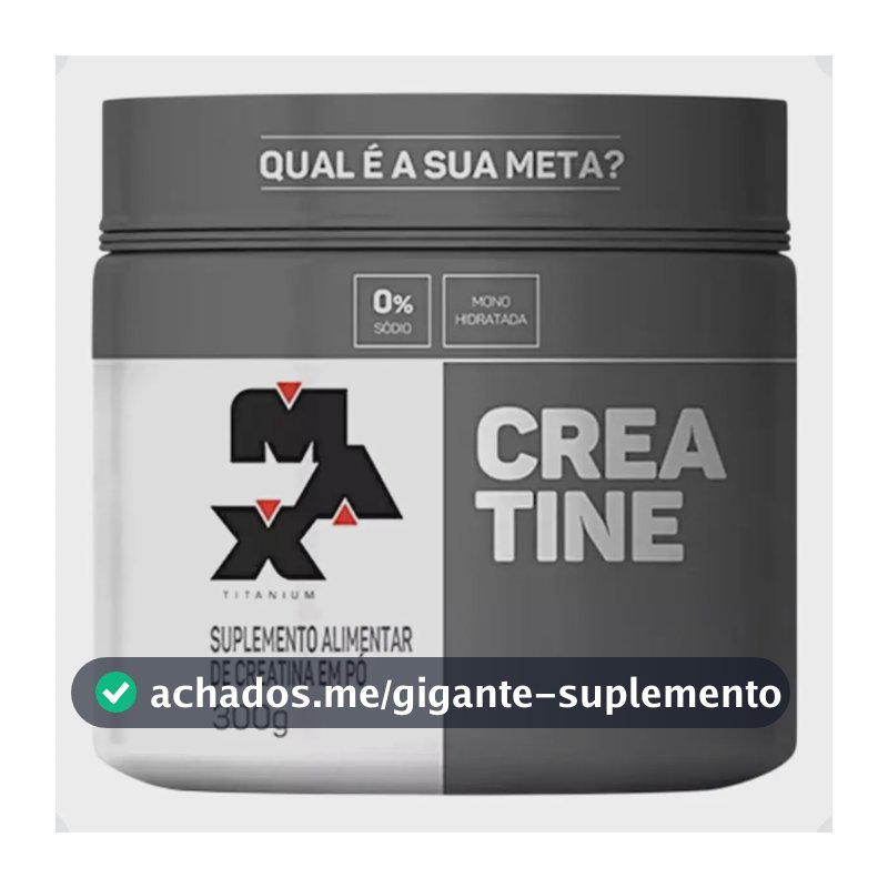 Creatina Monohidratada Pura 300g TeOliver Suplemento Alimentar Sem Sabor