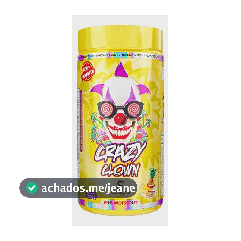 Clown Crazy 300g Freee Workout Yellow Blood - Demons Lab Abacaxi