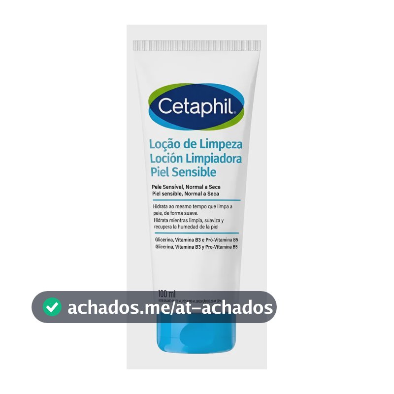 Cetaphil Loção De Limpeza 100ml Pele Seca E Sensível Normal A Sensível Dia