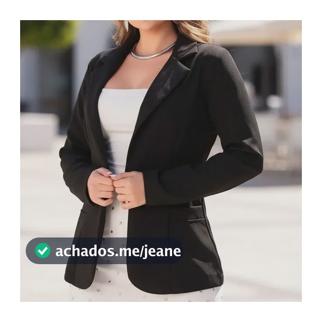 Blazer Casaquinho Social Feminino Alfaiataria Acinturado
