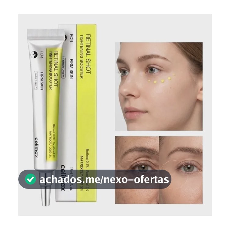 Sérum Facial Celimax Retinal 0,10% Efeito Botox Anti-idade Madura Noite