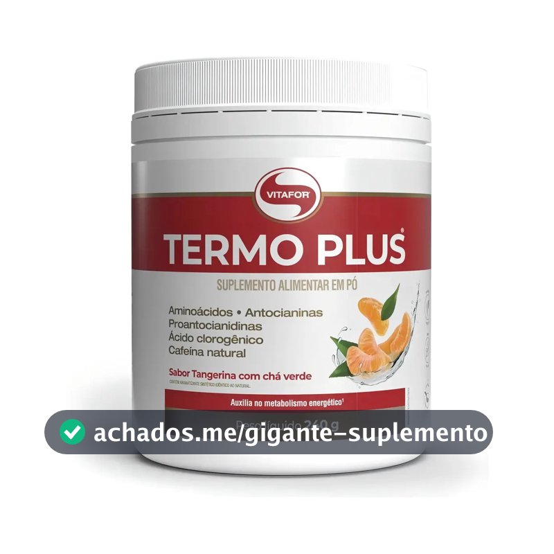 Suplemento Alimentar Termo Plus Tangerina 240g Vitafor Tangerina