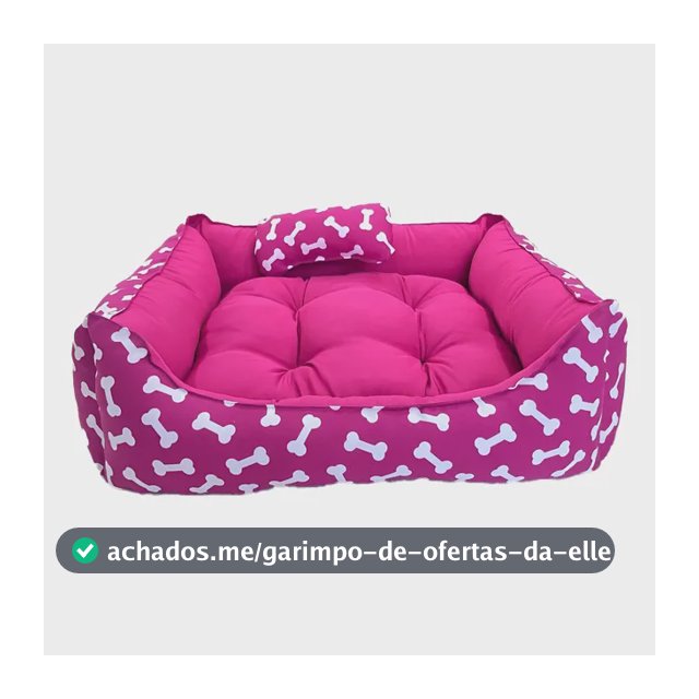 Cama Para Cachorro Gato Caminha Pet 57x53x14 Lavável Máquina