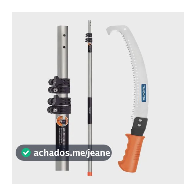 Kit Serrote Poda C/ Gancho + Cabo Extensível 5m Tramontina