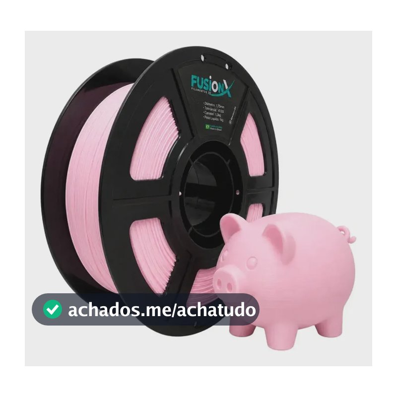 Filamento Petg Fusionx Várias Cores Impressora 3d Rosa Bebe