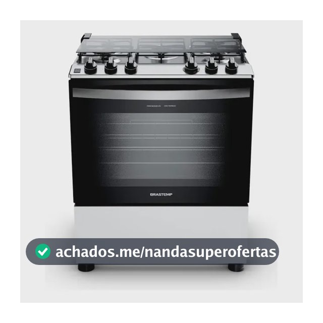 Fogão Brastemp 5 Bocas Mesa Inox - BFS5NDB