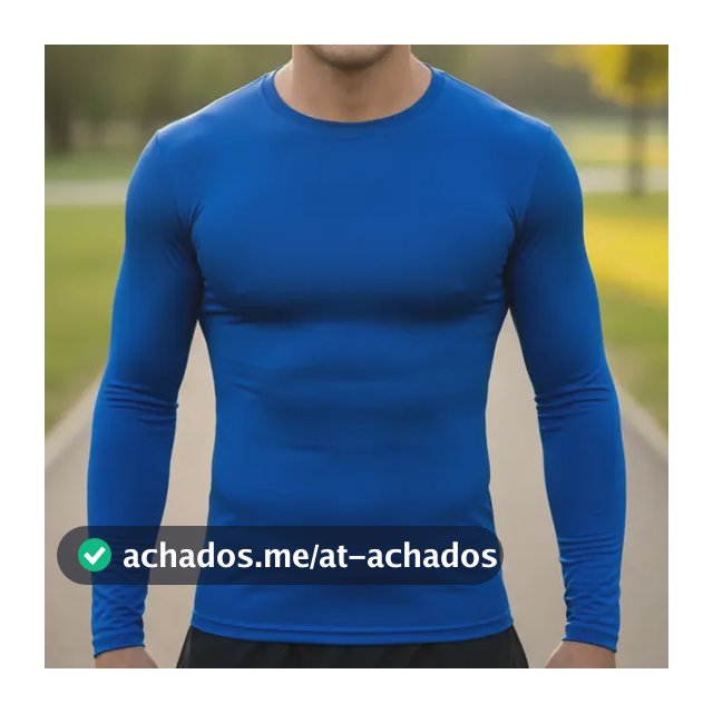 Camisa Manga Longa Uv 50+ Proteção Uva Uvb Slim Segunda Pele