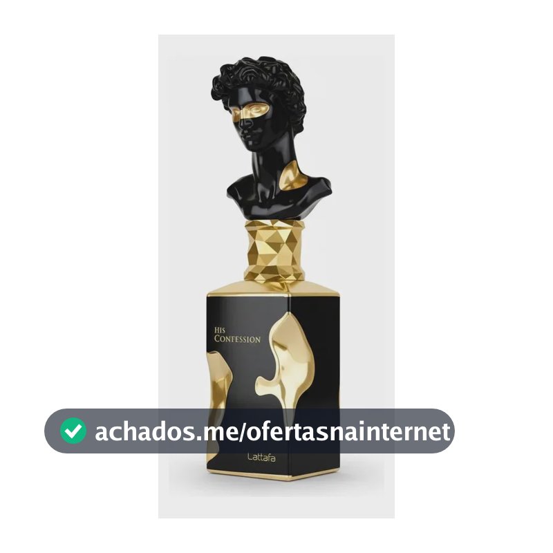 Perfume Árabe Lattafa His Confession Masculino Eau de Parfum 100 ml