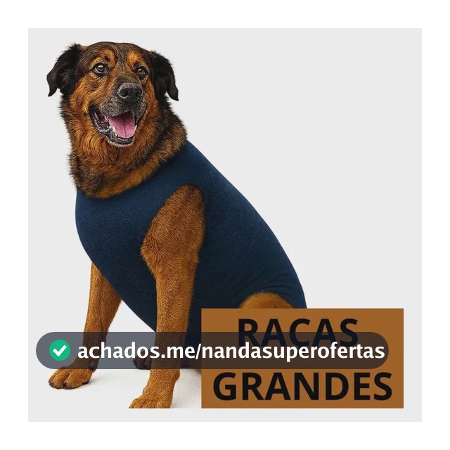 Roupa Protetora Pós Cirúrgica Pet Macho Femea Porte Grande