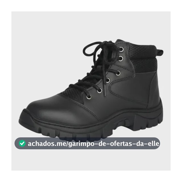 Bota Coturno Masculino Adventure Tratorado Conforto Trabalho