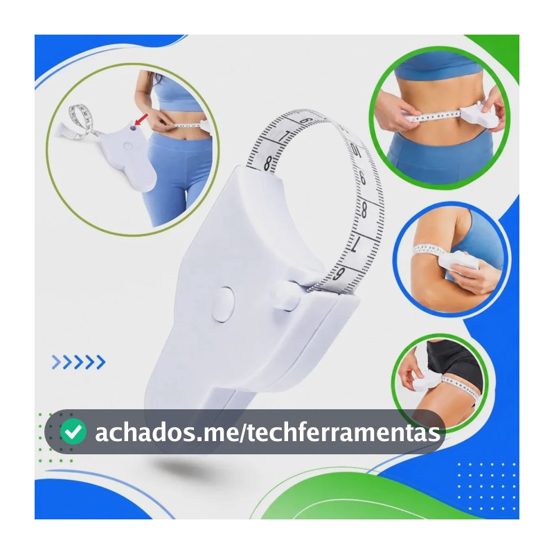 Fita Metrica Retratil Corporal Antropometrica Fitness Trena Gurumania