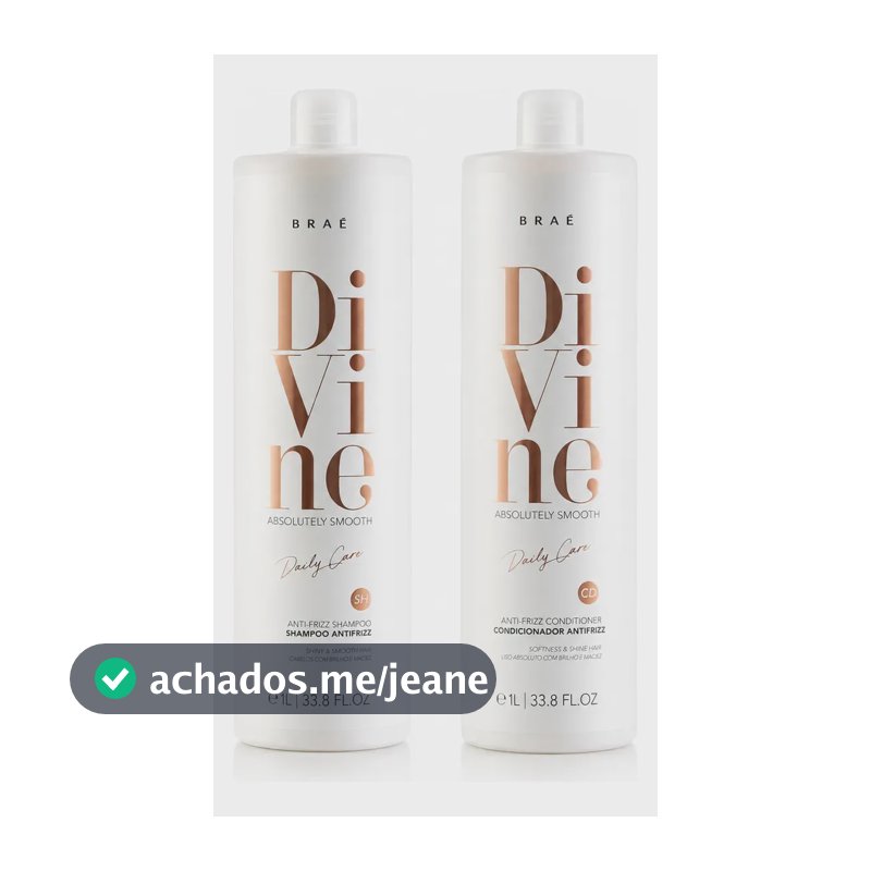 Braé Divine Shampoo Antifrizz Absolutely Smooth - 1l