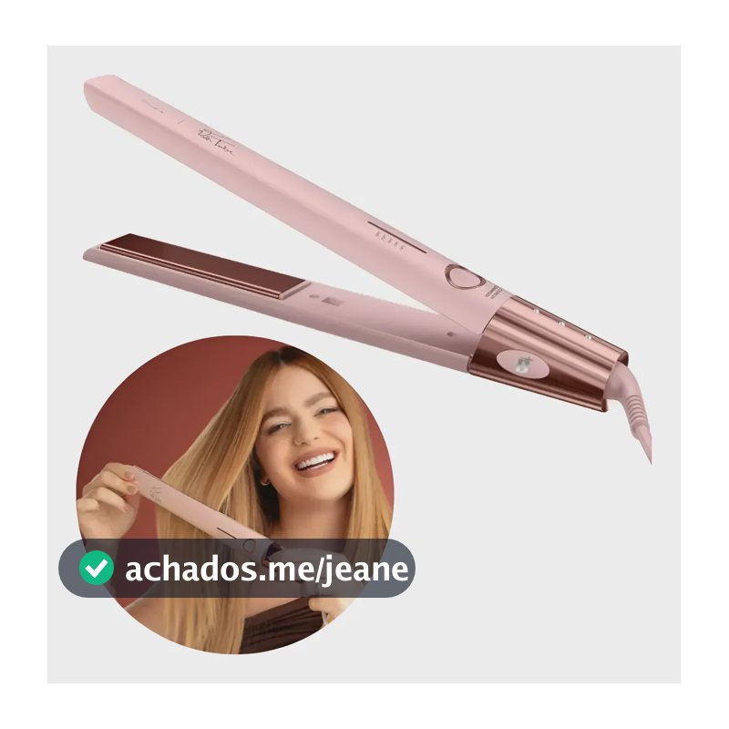 Prancha Linha Viih Tube Bivolt 230°c Bpr04 Britânia Rosa 127/220v