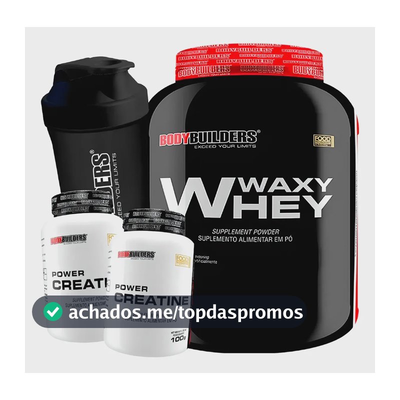 Proteína Bodybuilders Whey em pó sabor Baunilha x 2.3kg de 4 un