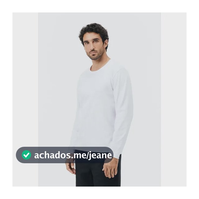 Camiseta Básica Masculina Manga Longa Slim Hering