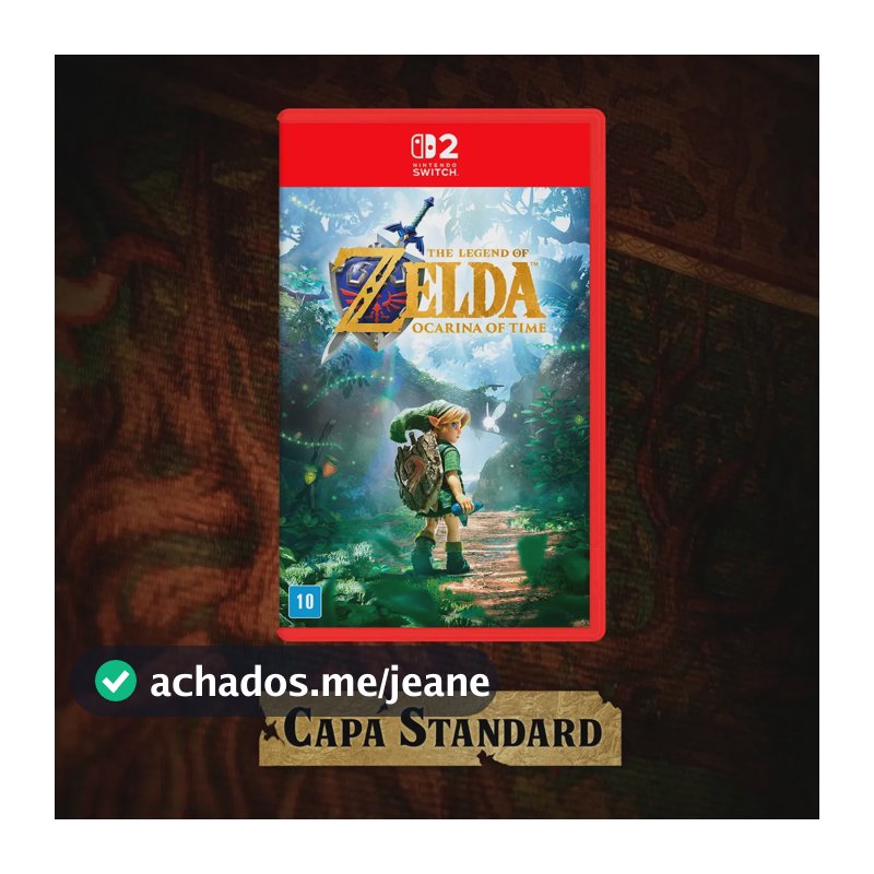 The Legend Of Zelda - Ocarina Of Time Capa Regular Ns2