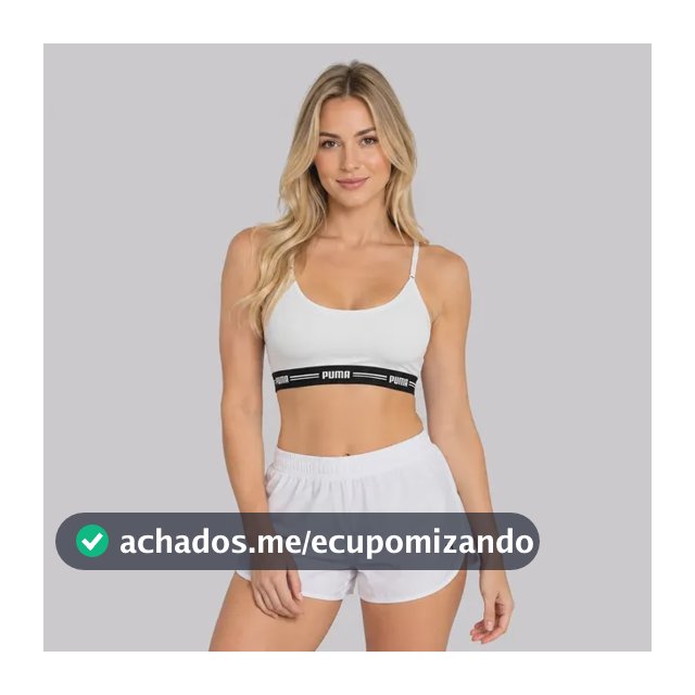 Top Puma Training Feminino Branco