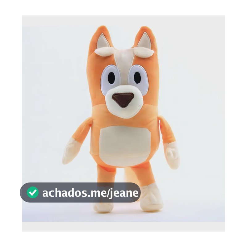 Pelúcia da Bingo Disney de 28 cm, Médio e Hipoalergênico