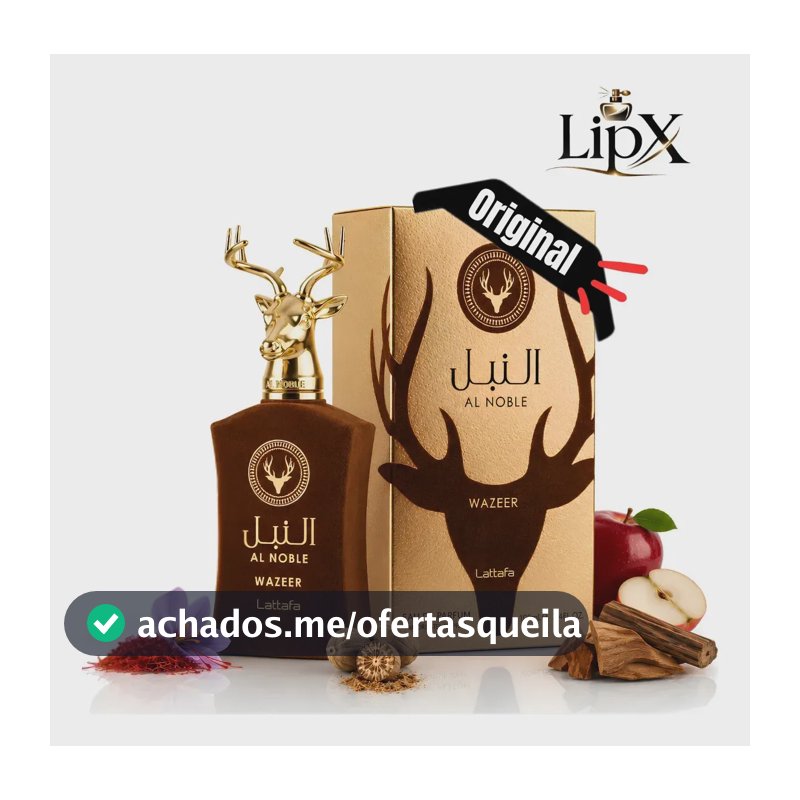 Perfume Árabe Lattafa Al Noble Wazeer Edp 100ml Masculino