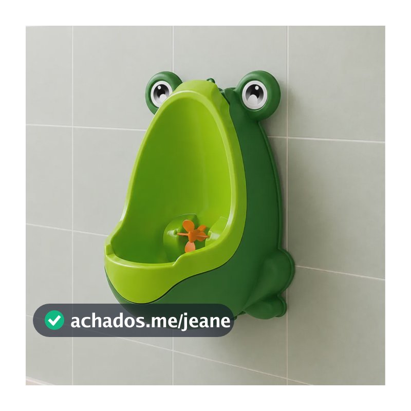 Pinico Mictorio Xixi Infantil Meninosapinho Resistente Verde Verde Sapinho