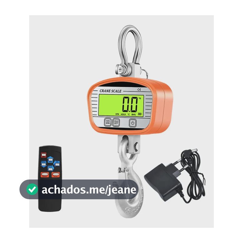 Balança Digital Suspensa 2000kg C/display Temp. E Umidade
