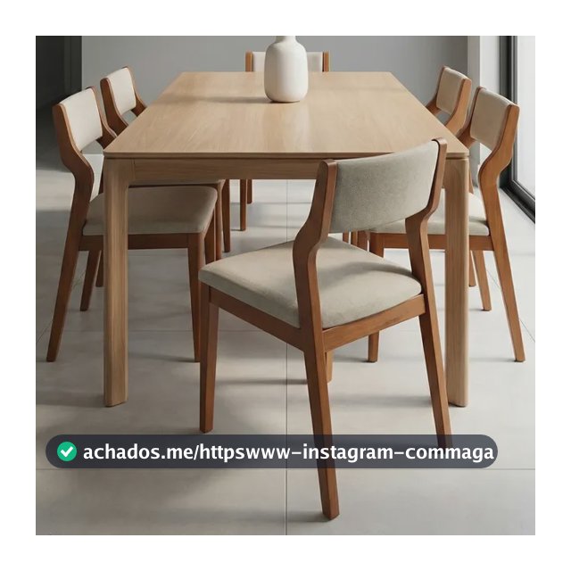 Cadeira De Jantar Madeira Maciça Cozinha Linho Kit C/ 4