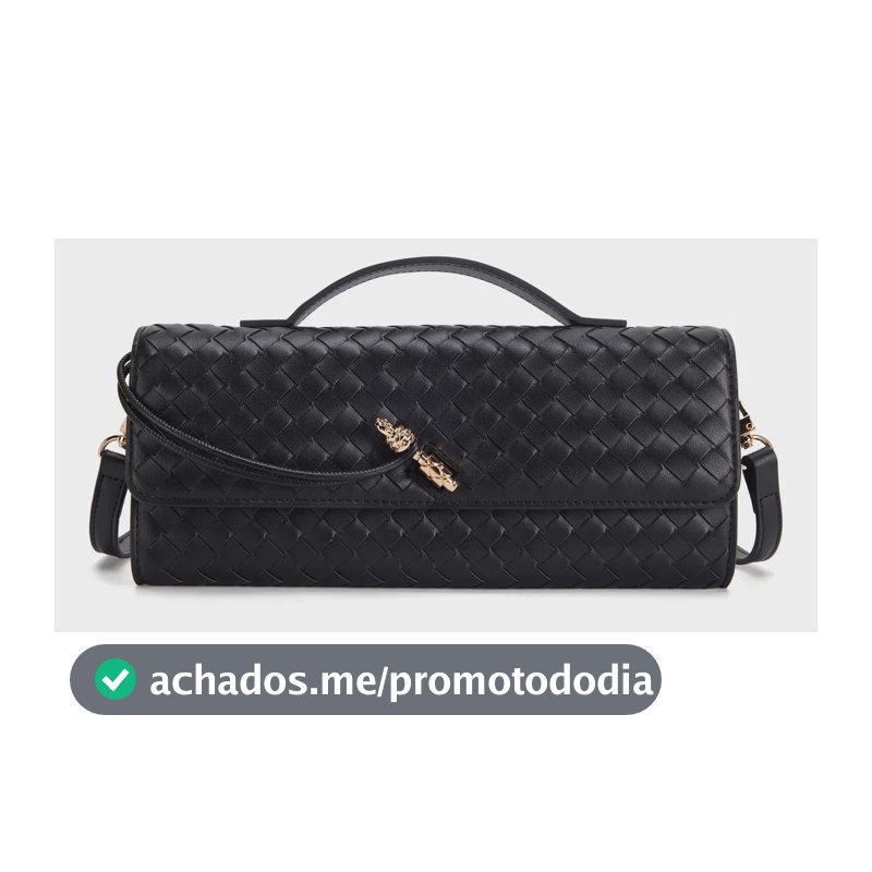 Romantic Crown Bolsa De Mão Feminina De Alta Qualidade Feita Preto Liso Níquel