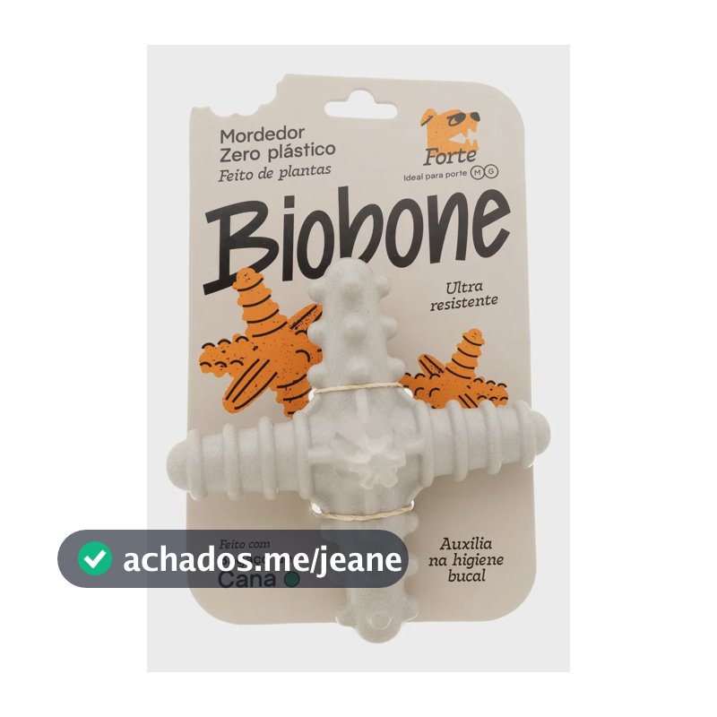Biobone Mordedor Natural Asterisco Para Cães Grandes 1un Cor Cana