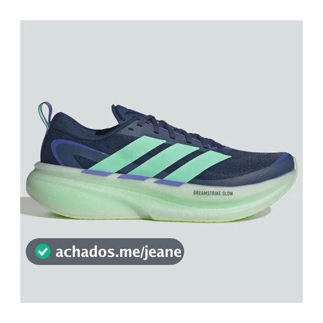 Tênis adidas Supernova Glide Corrida Diária Rua Azul 44 Br