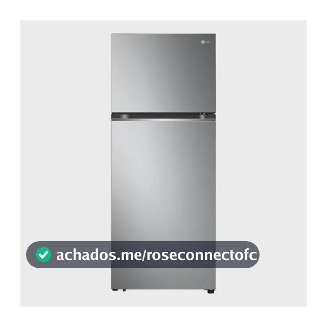 Geladeira LG Frost Free Inverter 395L Duplex Inox Look - 127V