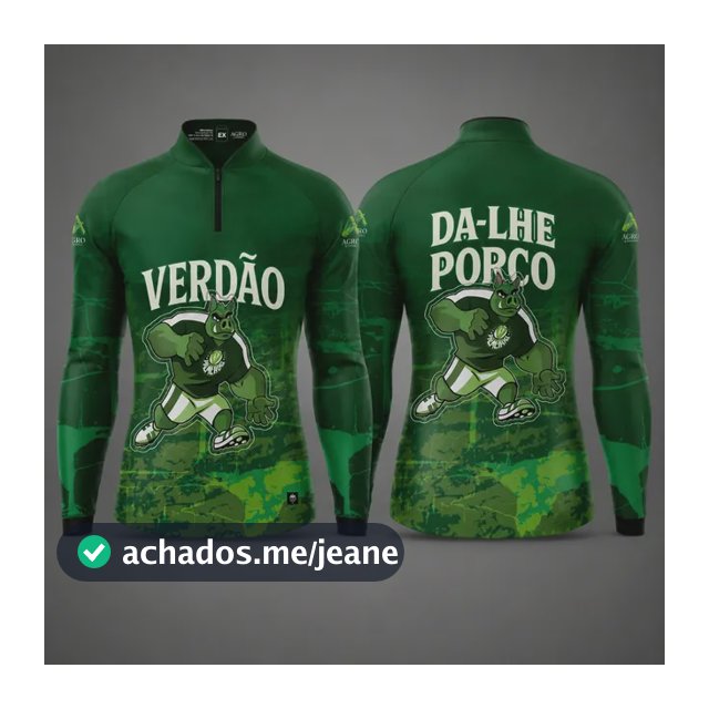Camisa Camiseta Agro Palmeiras Verdão Proteção Solar Uv50+