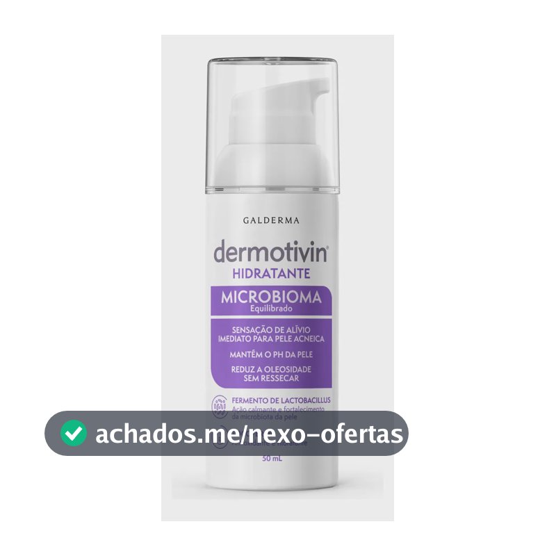 Dermotivin Hidratante Facial Microbioma para Pele Oleosa 50ml