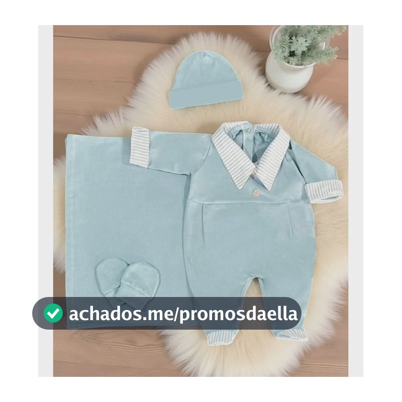 Saida Maternidade Bebê Menino 04 Noah Roupas Bebê Tamanho Único