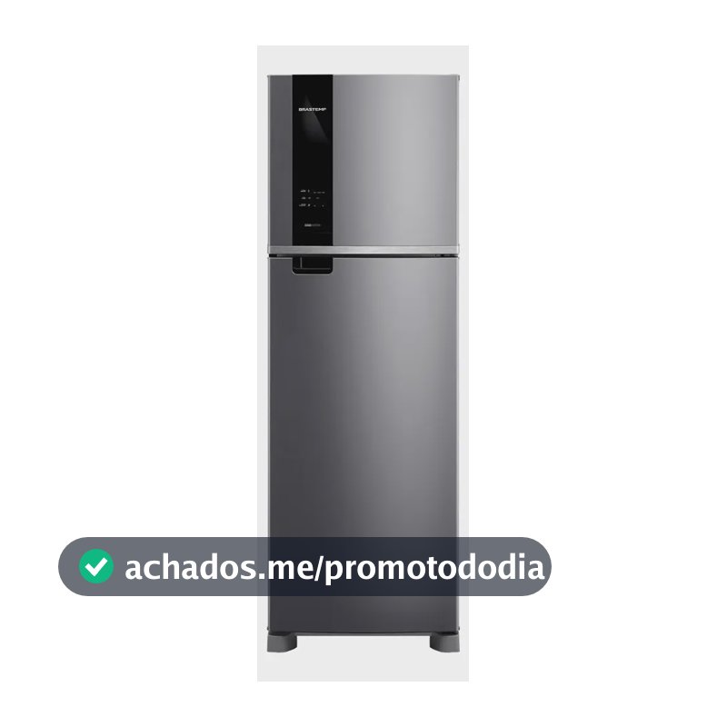 Geladeira Brastemp Frost Free Duplex Inox - Brm52mk Inox 220v