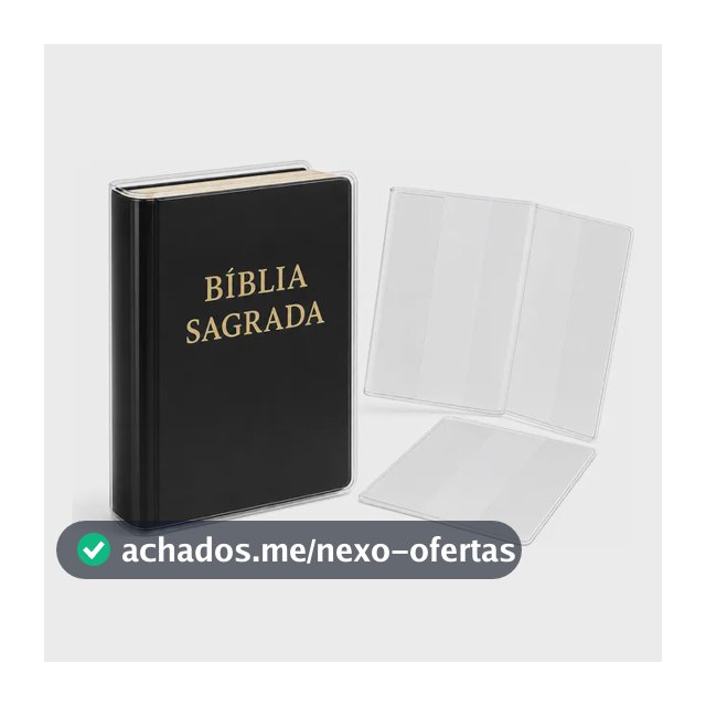 2 Capas Transparente Protetora De Bíblia / Todos Os Tamanhos