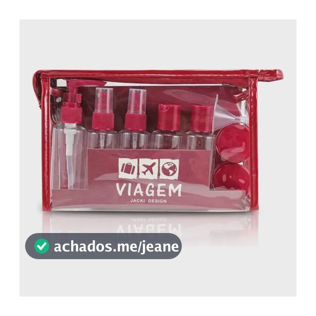Kit De Frascos Para Viagem 10 Peças Necessaire Organi