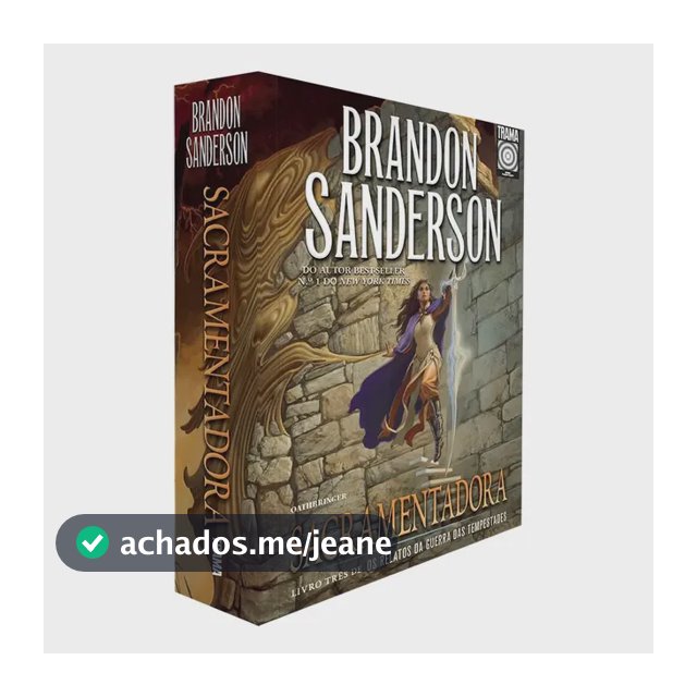 Sacramentadora - Sanderson, Brandon - Ediouro - Capa Mole