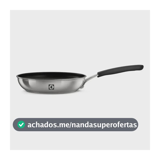 Electrolux Frigideira Aço Inox Antiaderente Design 20cm Cor Prateada