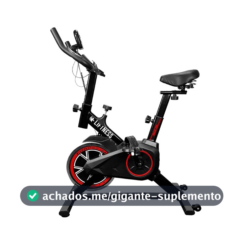 Bicicleta Ergometrica Spinning Liftness Profissional Para Cardio Fitness Musculação Atividade Física Inercia