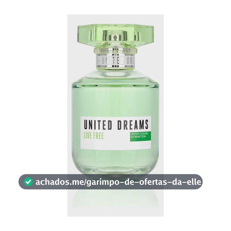 Perfume Benetton United Dreams Live Free Eau de Toilette 80 ml Feminino