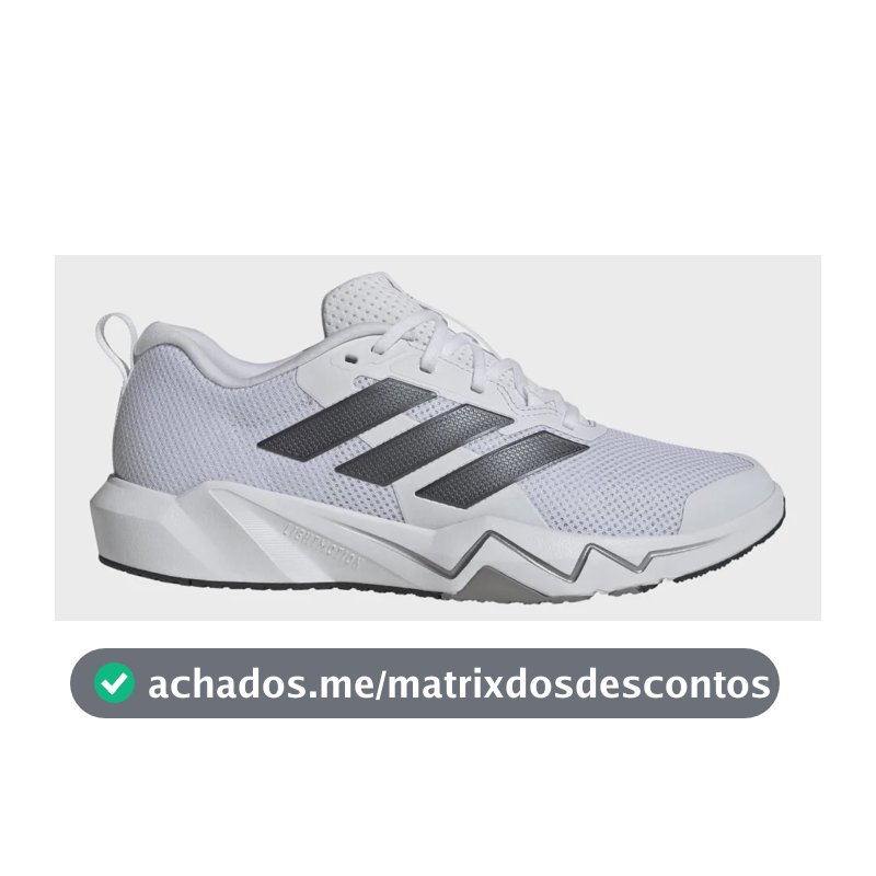 Tênis Masculino Rapidmove Go Trainer adidas Branco Lisa 41 Br