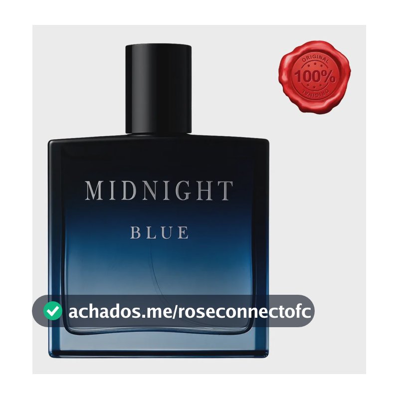 Perfume Masculino Midnight Blue Alta Fixação Fero Blue 100ml