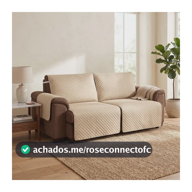Kit Capa Sofá Impermeável 2 Módulos 2,20m Assento Lançamento