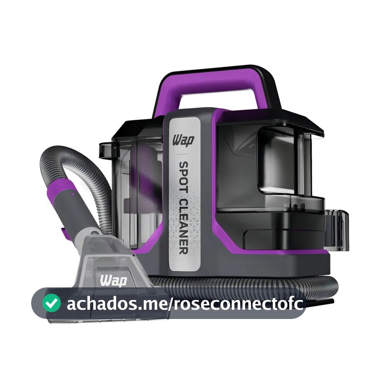 Extratora de Sujeira Portátil WAP Spot Cleaner W3 Borrifa Esfrega e Extrai 1450W de Potência e Bico de Autolimpeza