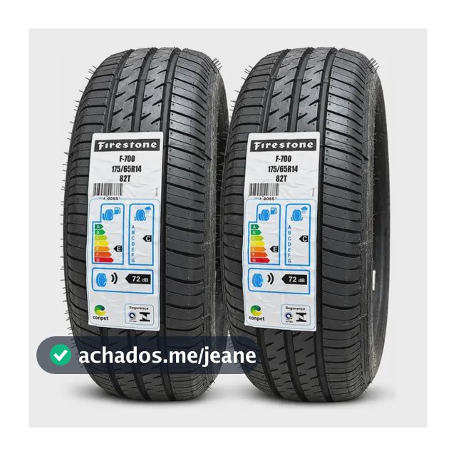 Kit 2 Pneus Firestone F700 175/65R14 82T aro 14