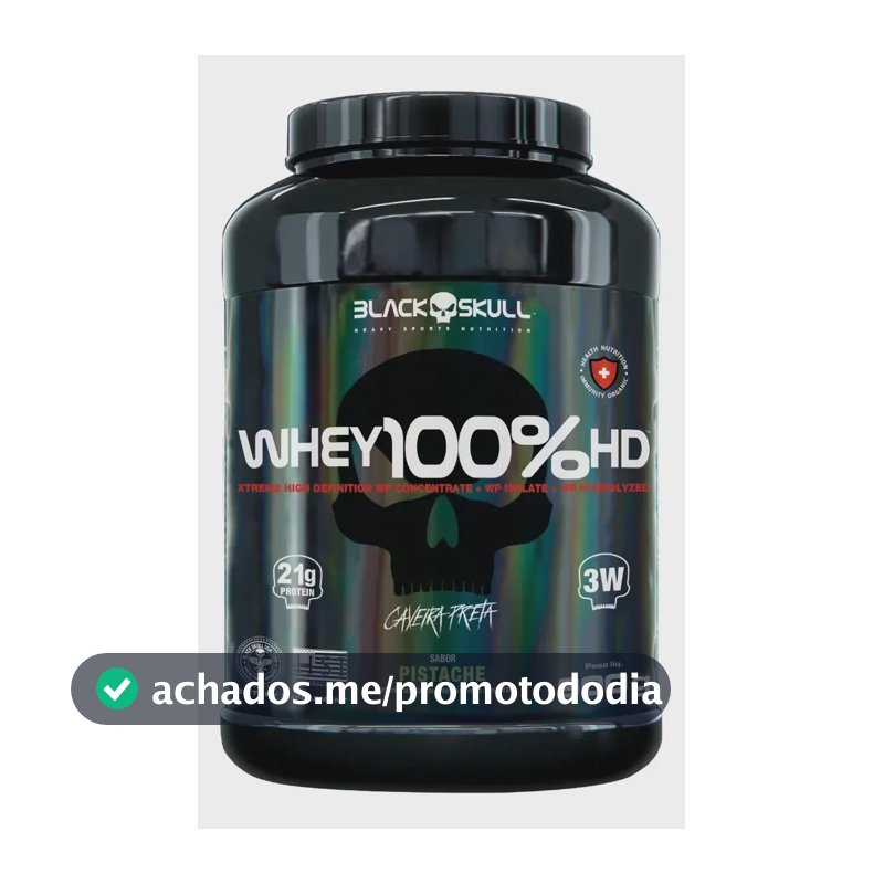 Whey 100% Hd (wpc, Wpi, Wph) 900g - Pistache - Black Skull