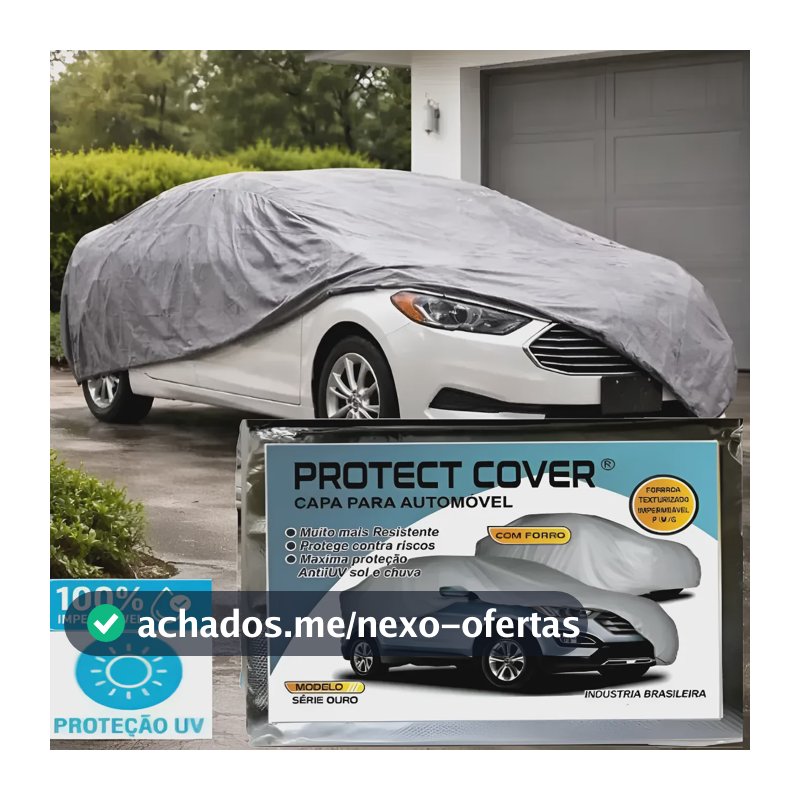 Capa Cobrir Carro Forroda  Impermeável Proteção Uv Sol Chuva